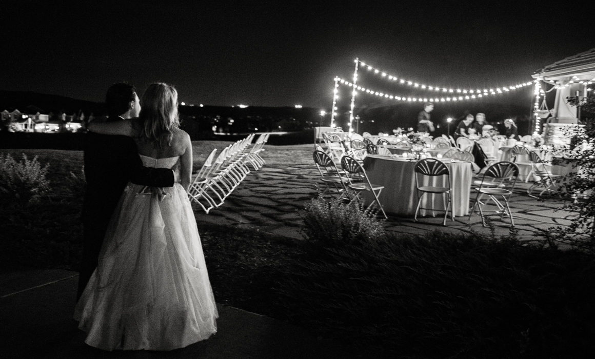 newlyweds night wedding lights Assorted Moments Carl Bower Wedding Photographer