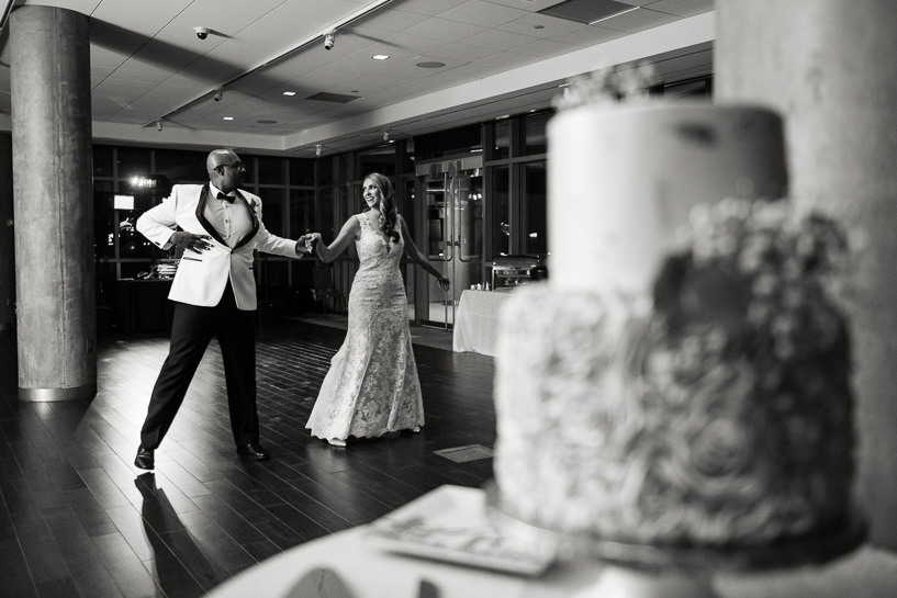 First dance at History Center Colorado wedding.