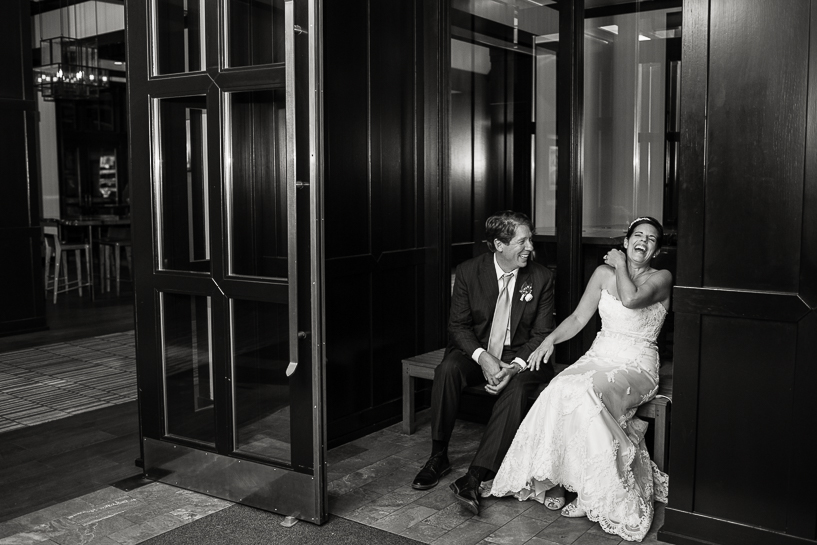 Bride and groom after Four Seasons Vail wedding captured by Denver wedding photojournalist.